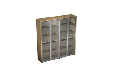Кабинет руководителя Офисный шкаф для документов стекл.двери3
