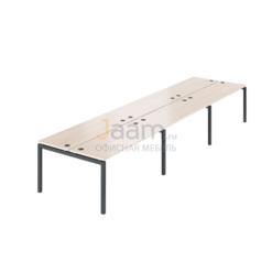 Мебель для персонала Бенч двойной на 6 рабочих мест АМБ-004.60-6