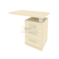 Кабинет руководителя Офисная тумба приставная с топом левая KTP-1 Пр