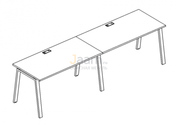 Мебель для персонала Рабочая станция на металлокаркасе TRE Б3 014-2 БП