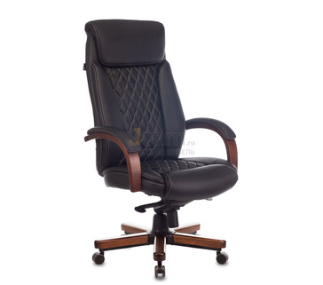Кресло для руководителя T-9924WALNUT BLACK