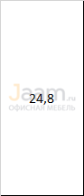 Кресло Парламент H-2021 белая экокожа