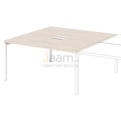 Мебель для персонала Дополнительная секция к столу-тандему S-525