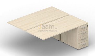 Мебель для персонала Приставной элемент (меламиновые аутлеты) 2TPM168N072