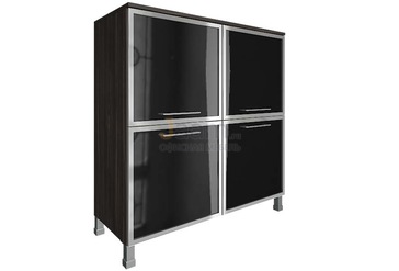 Кабинет руководителя Стеллаж квадратный LT-SD1.2R black