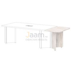 Кабинет руководителя Столешница приставная S-104